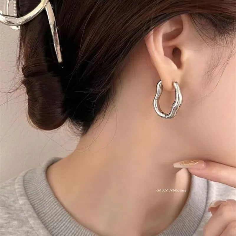 Arc Hoop Earrings
