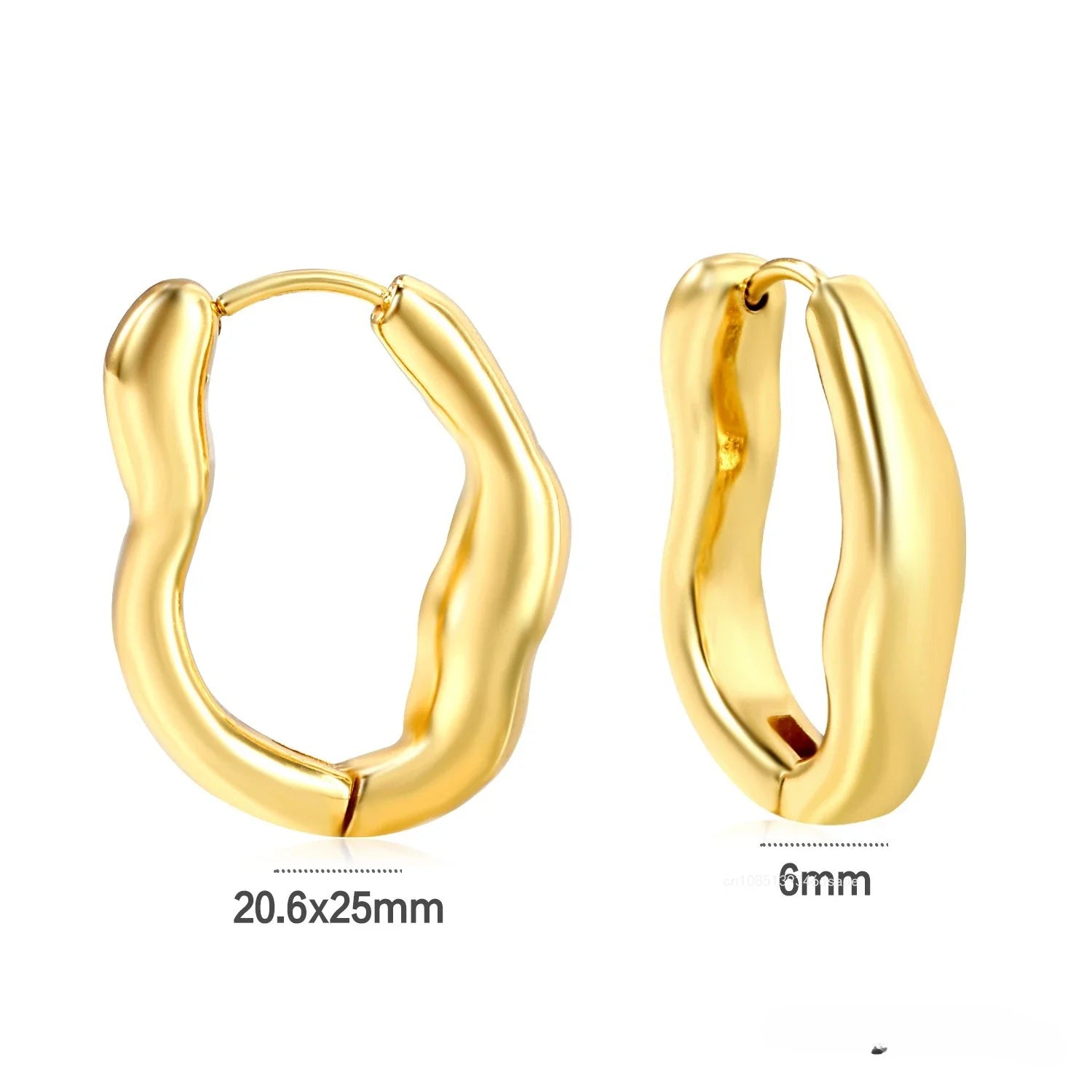Arc Hoop Earrings