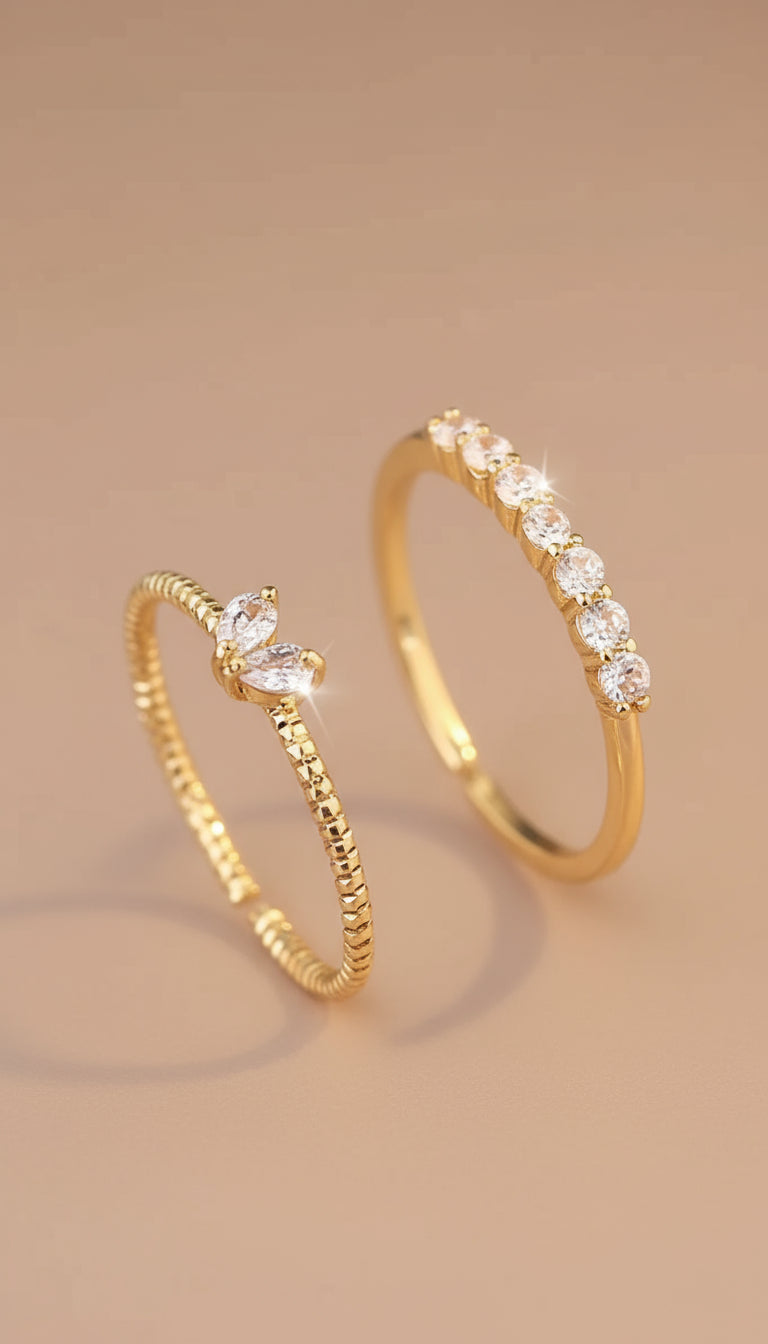 2-for-1 Vilasar Ring and Love Ring